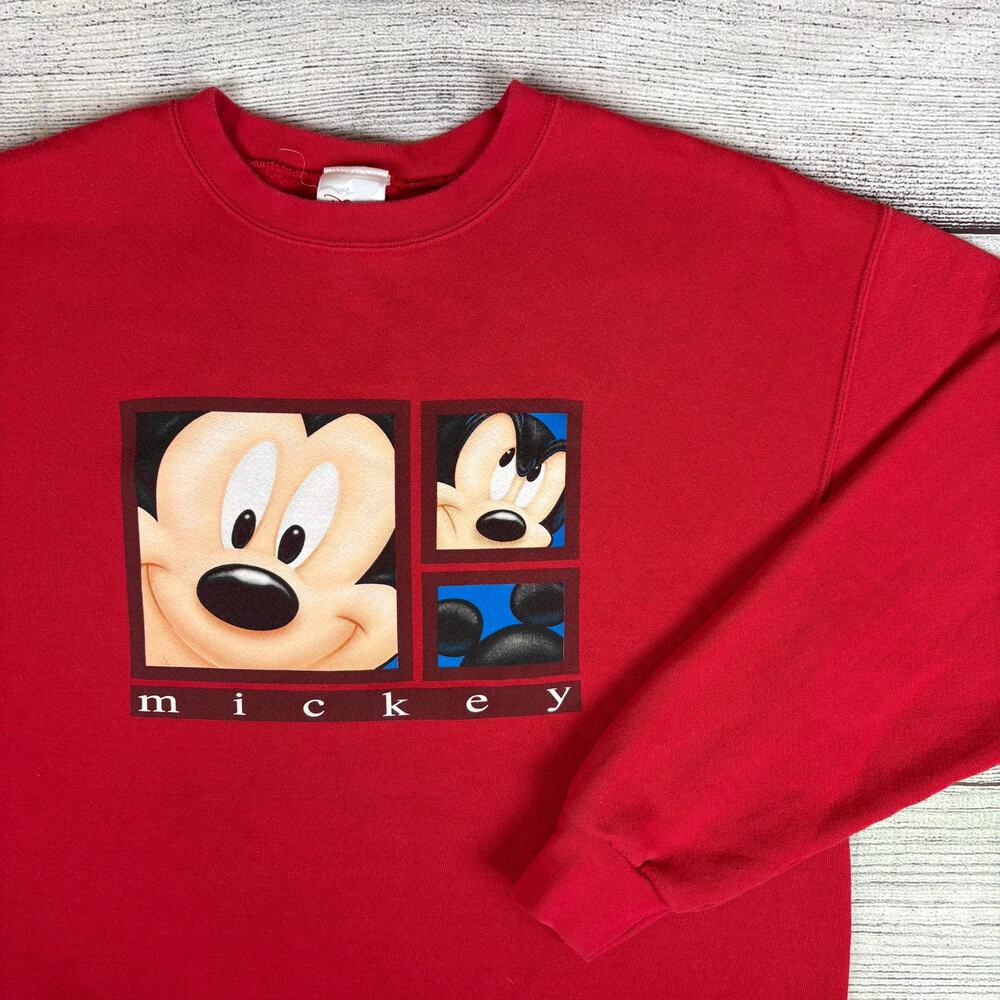 Vintage 1990s Disney Mickey Mouse Cartoon Crewneck